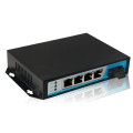 réseau à la fibre 100M 4 port 48v mini-interrupteur poe